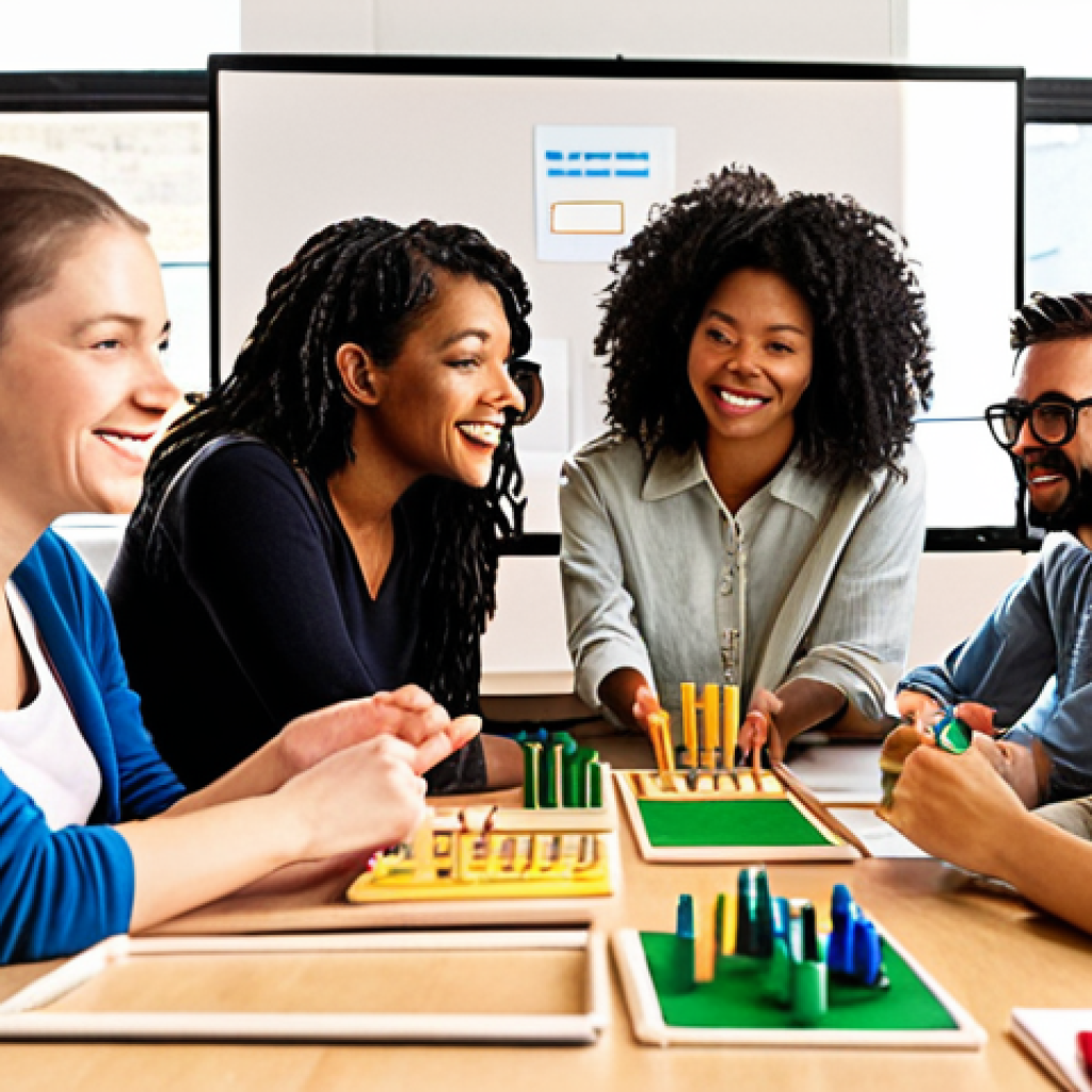 **Image:** A vibrant, diverse group of people participating in a community workshop led by a lean startup. The scene should depict practical skills training (e.g., digital marketing), with a focus on empowering women. Include visual elements that suggest sustainability and eco-friendly practices. The overall mood should be optimistic and collaborative.